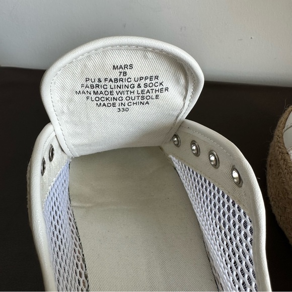 Steve Madden Mars Espadrilles Platform Sneakers White Women’s - Picture 13 of 13